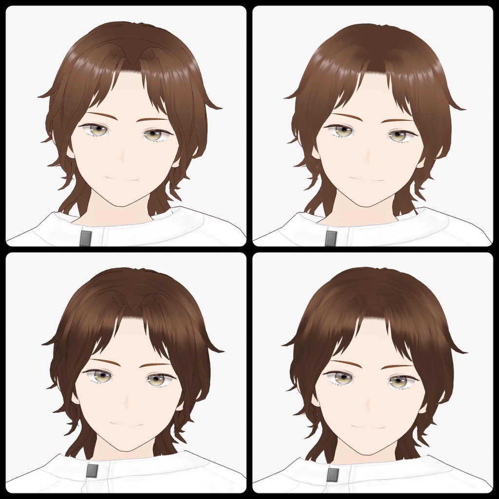 【VRoid】Hitomi Starship Bangs01 Type2