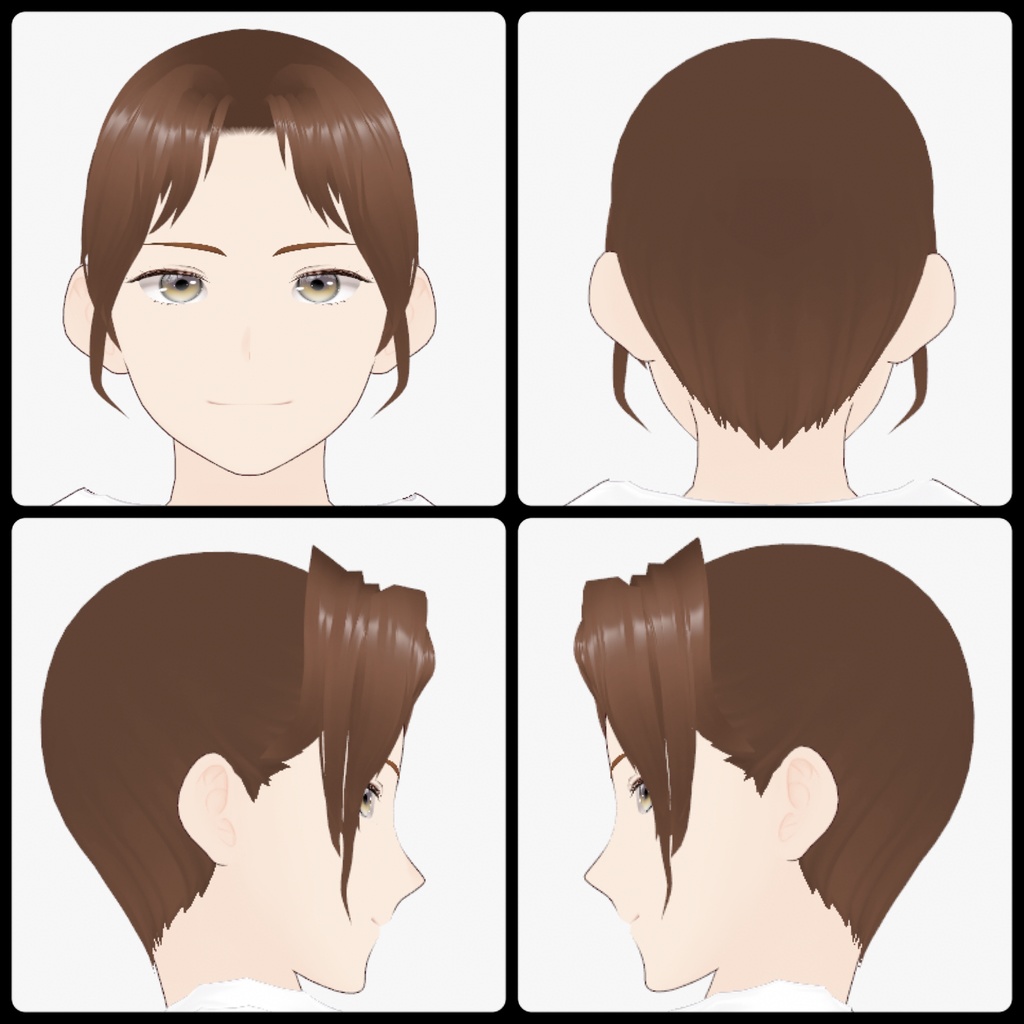 【VRoid】Hitomi Starship Bangs01 Type2