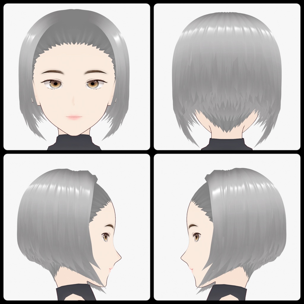 【VRoid】BackHair01