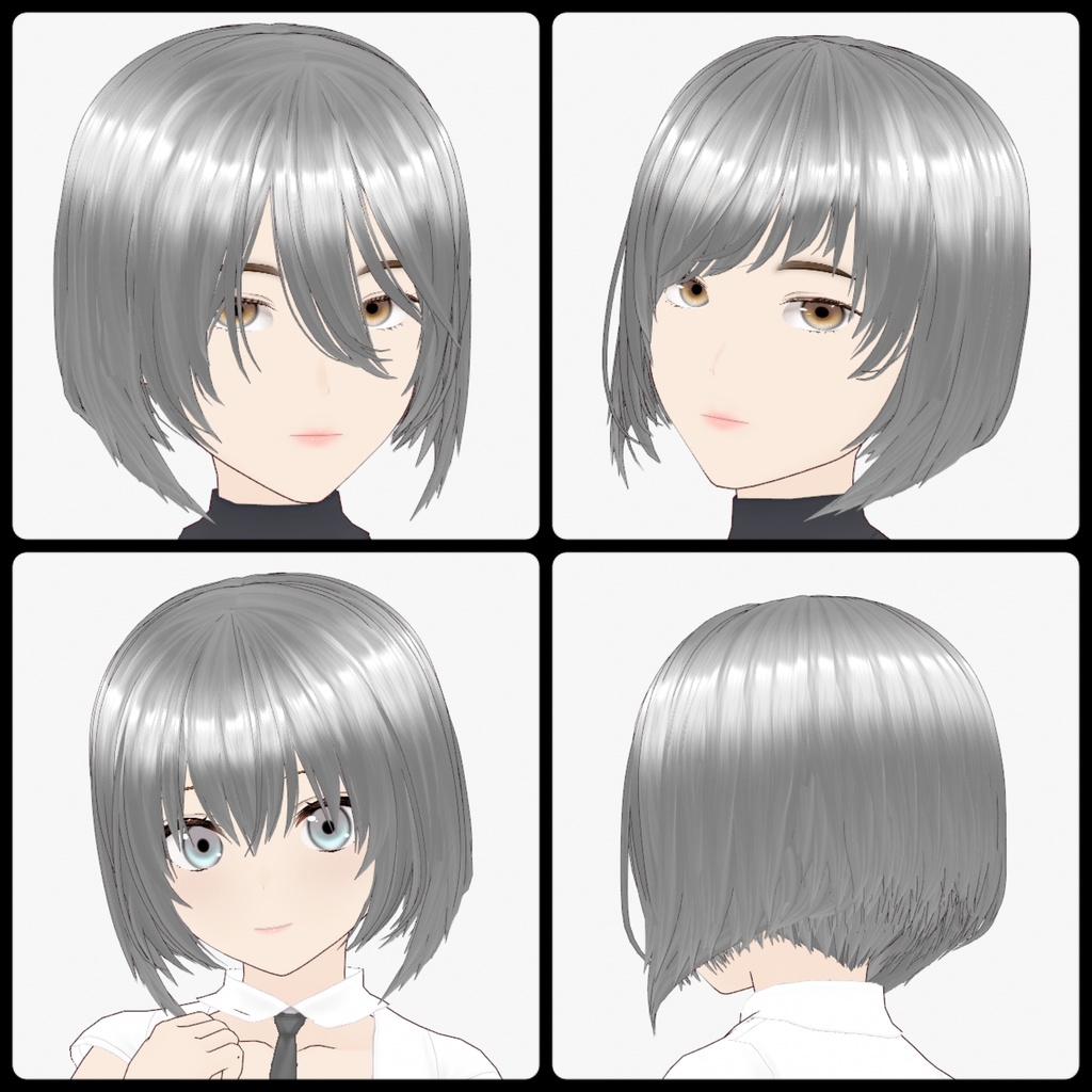 【VRoid】BackHair01