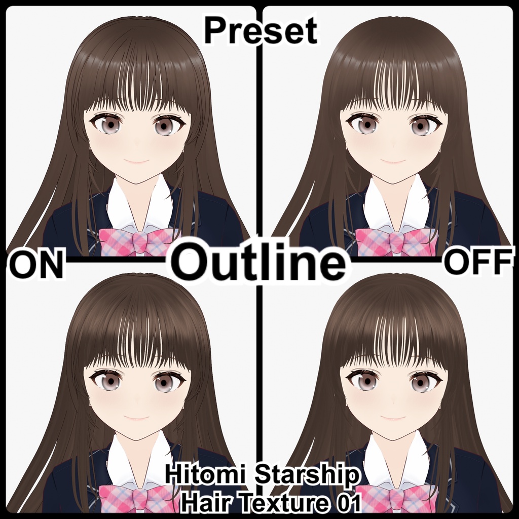 【VRoid】 Bangs02a Type1