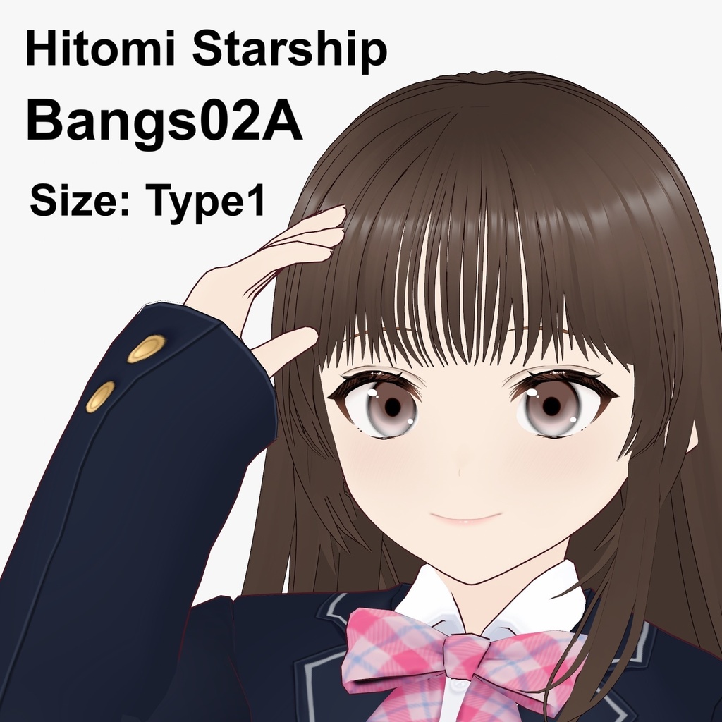 【VRoid】 Bangs02a Type1