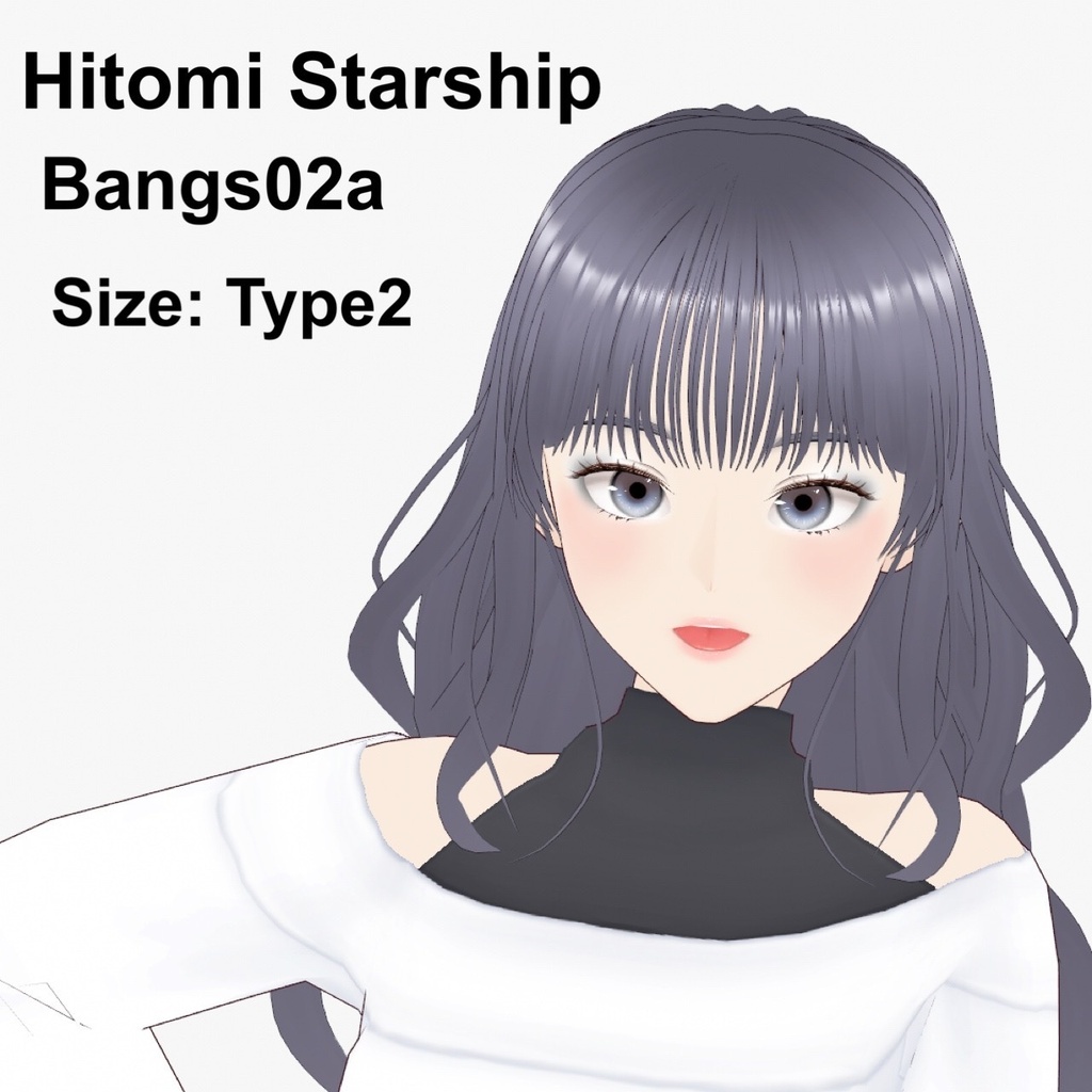 【VRoid】Bangs02a Type2