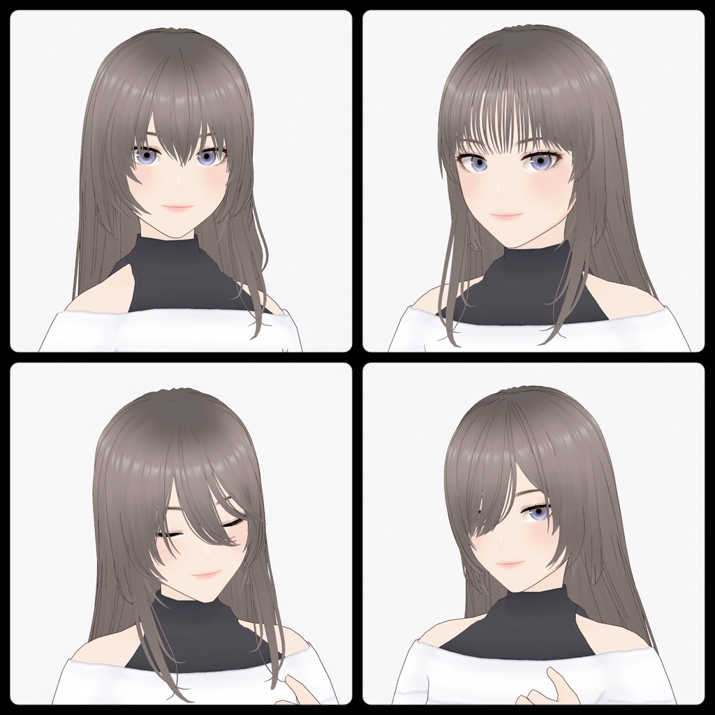 【VRoid】BackHair02