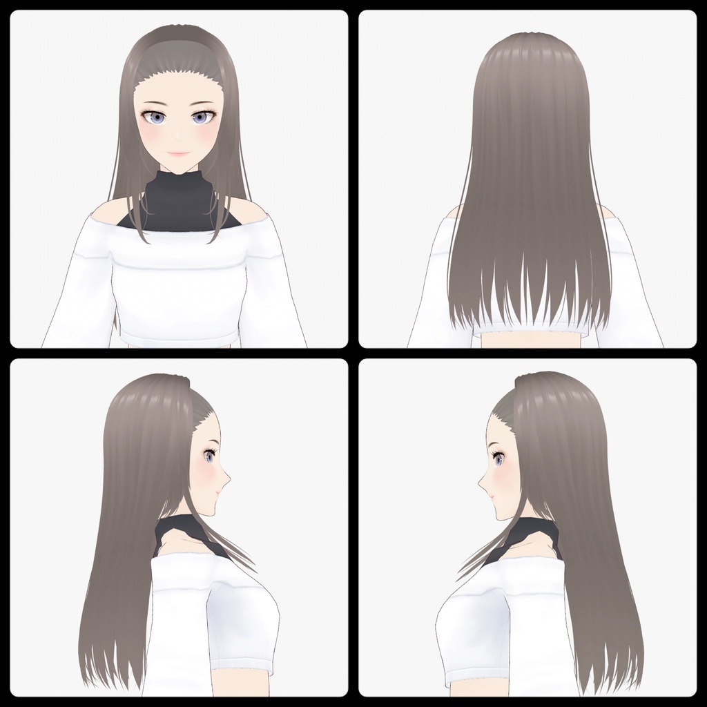 【VRoid】BackHair02