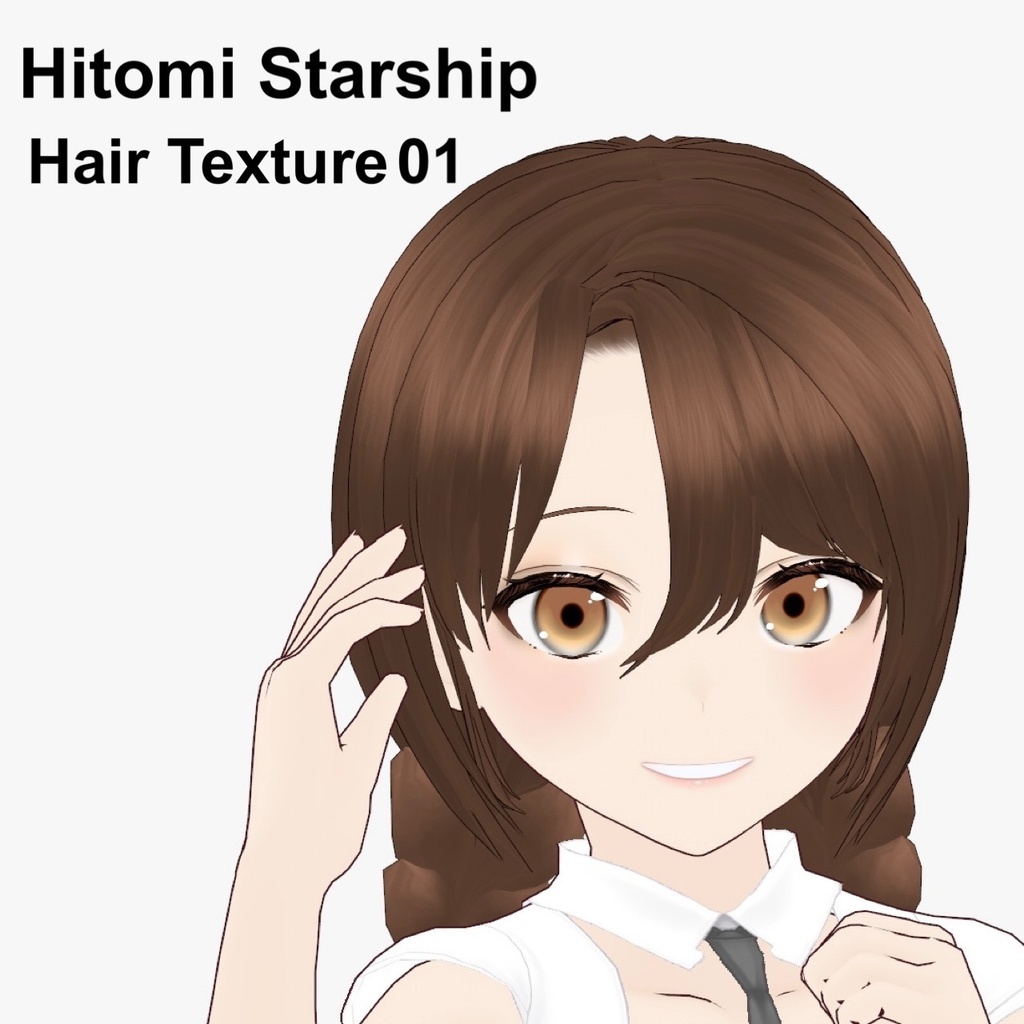 【VRoid】Bangs03L Type1 左分け前髪