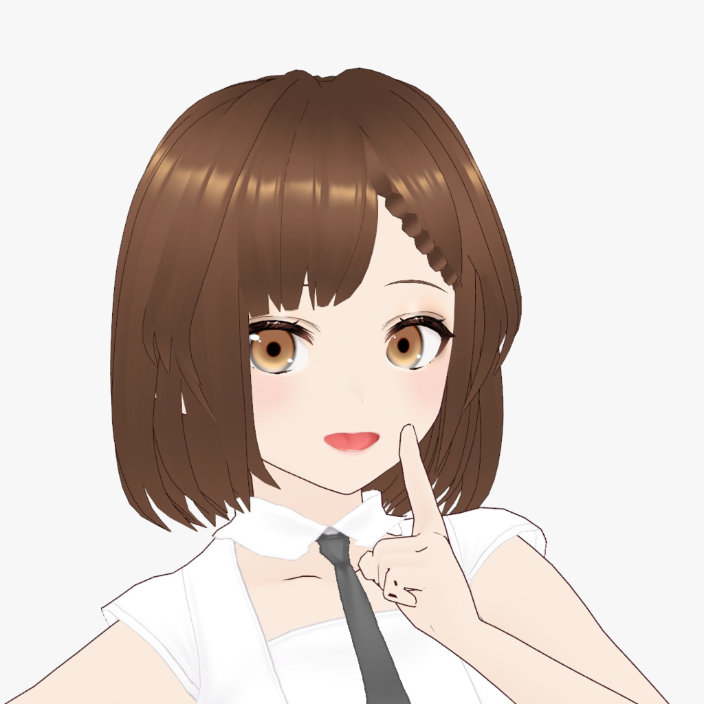 【VRoid】Hitomi Starship Extra01 真ん中分けエアインテーク