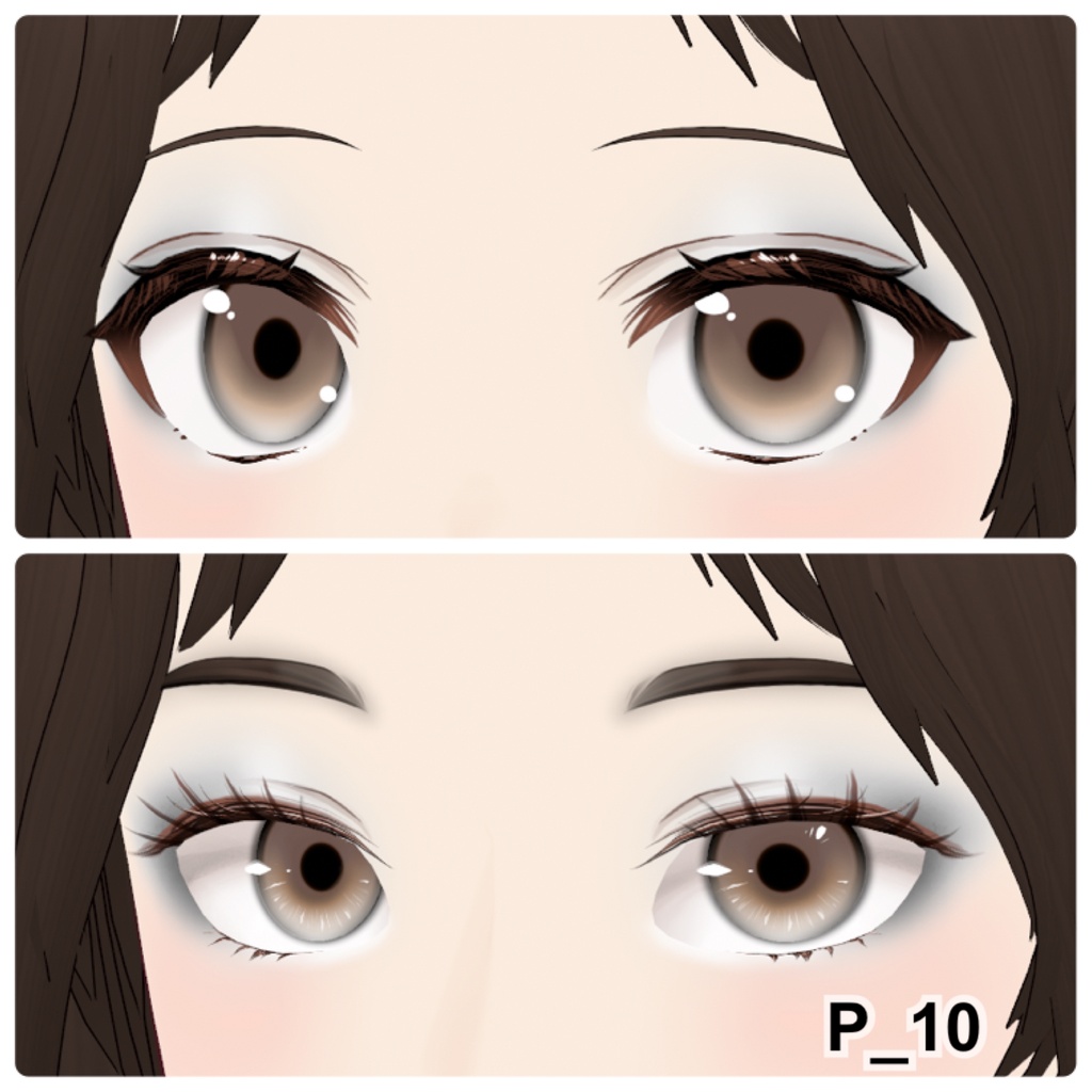 【VRoid】Eyeshadow Party 12アイシャドウ+3チーク