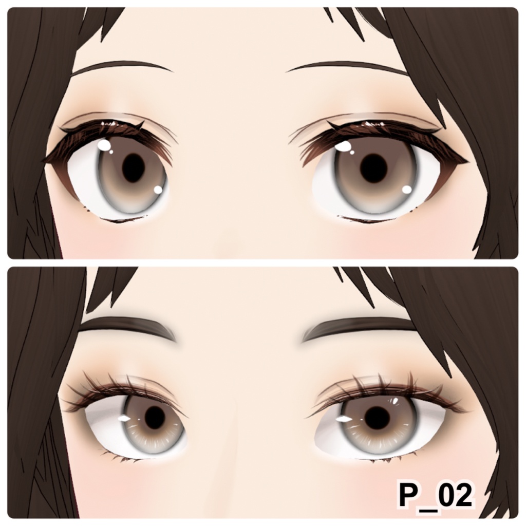 【VRoid】Eyeshadow Party 12アイシャドウ+3チーク