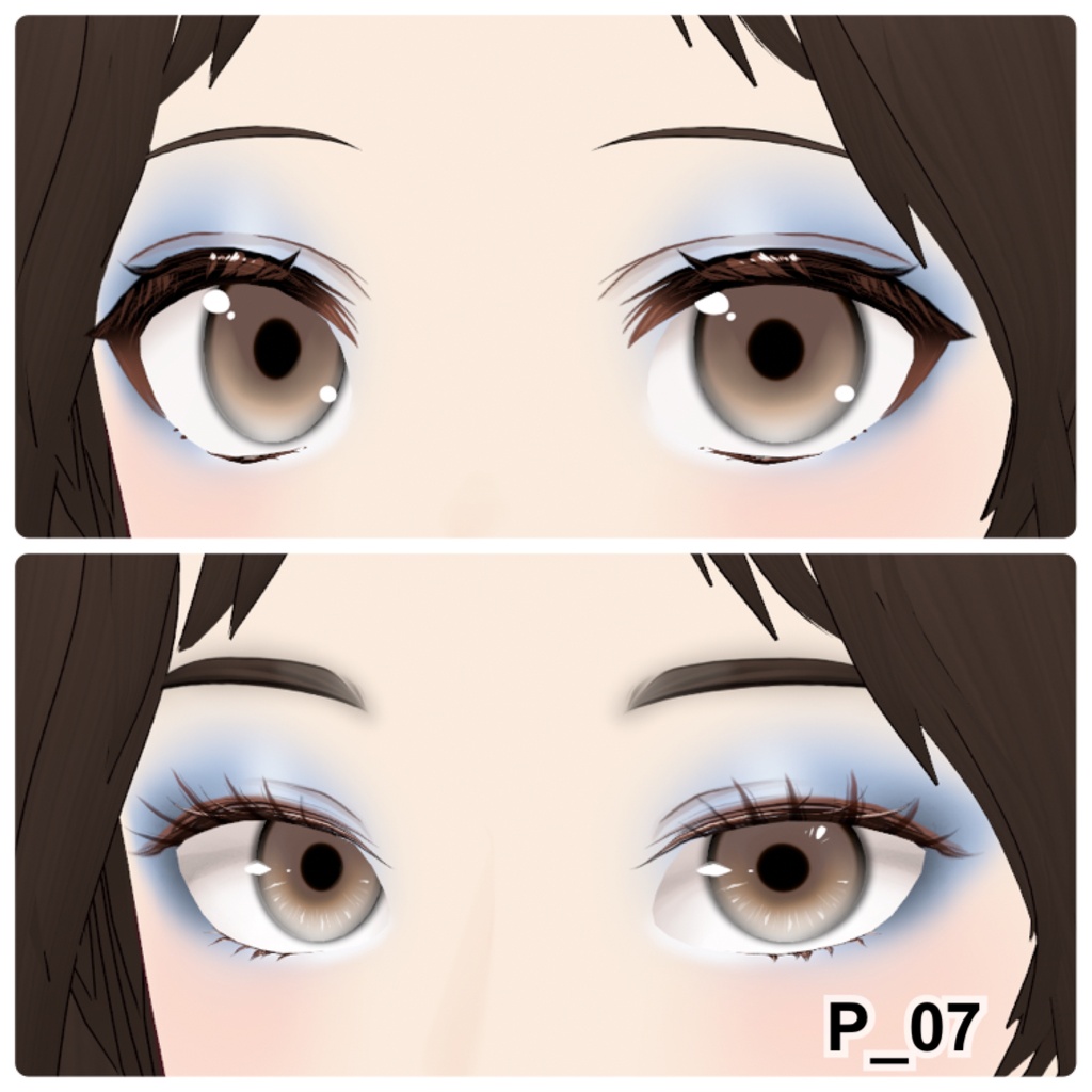 【VRoid】Eyeshadow Party 12アイシャドウ+3チーク