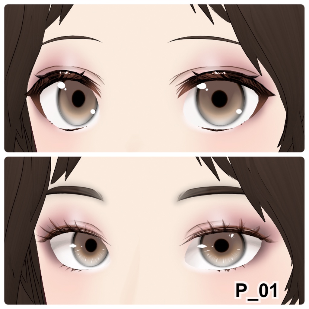 【VRoid】Eyeshadow Party 12アイシャドウ+3チーク