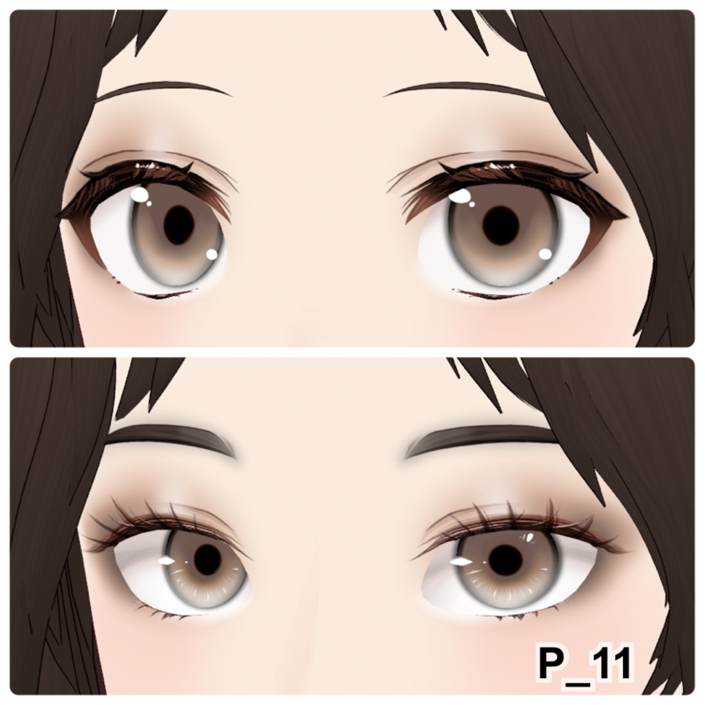 【VRoid】Eyeshadow Party 12アイシャドウ+3チーク
