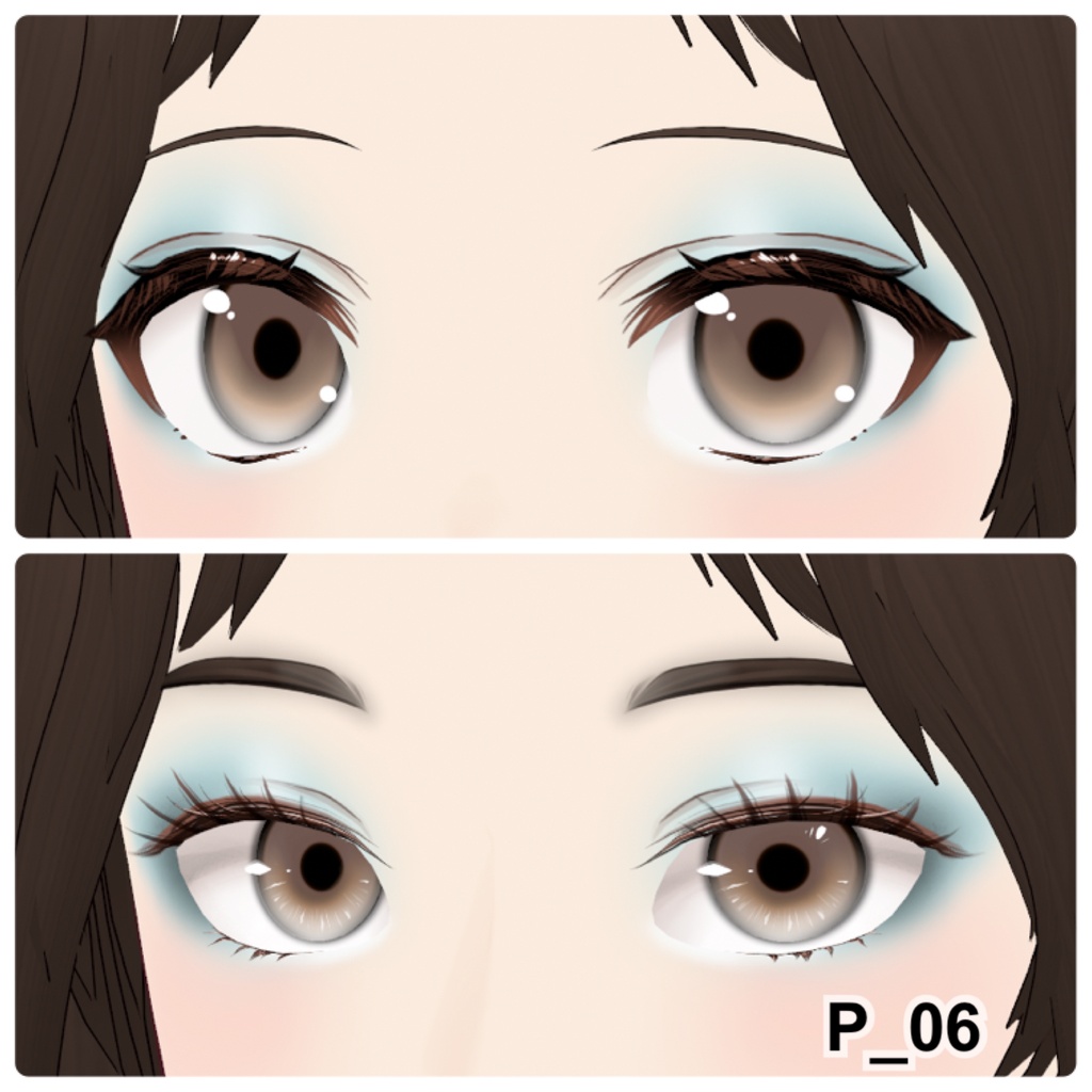 【VRoid】Eyeshadow Party 12アイシャドウ+3チーク