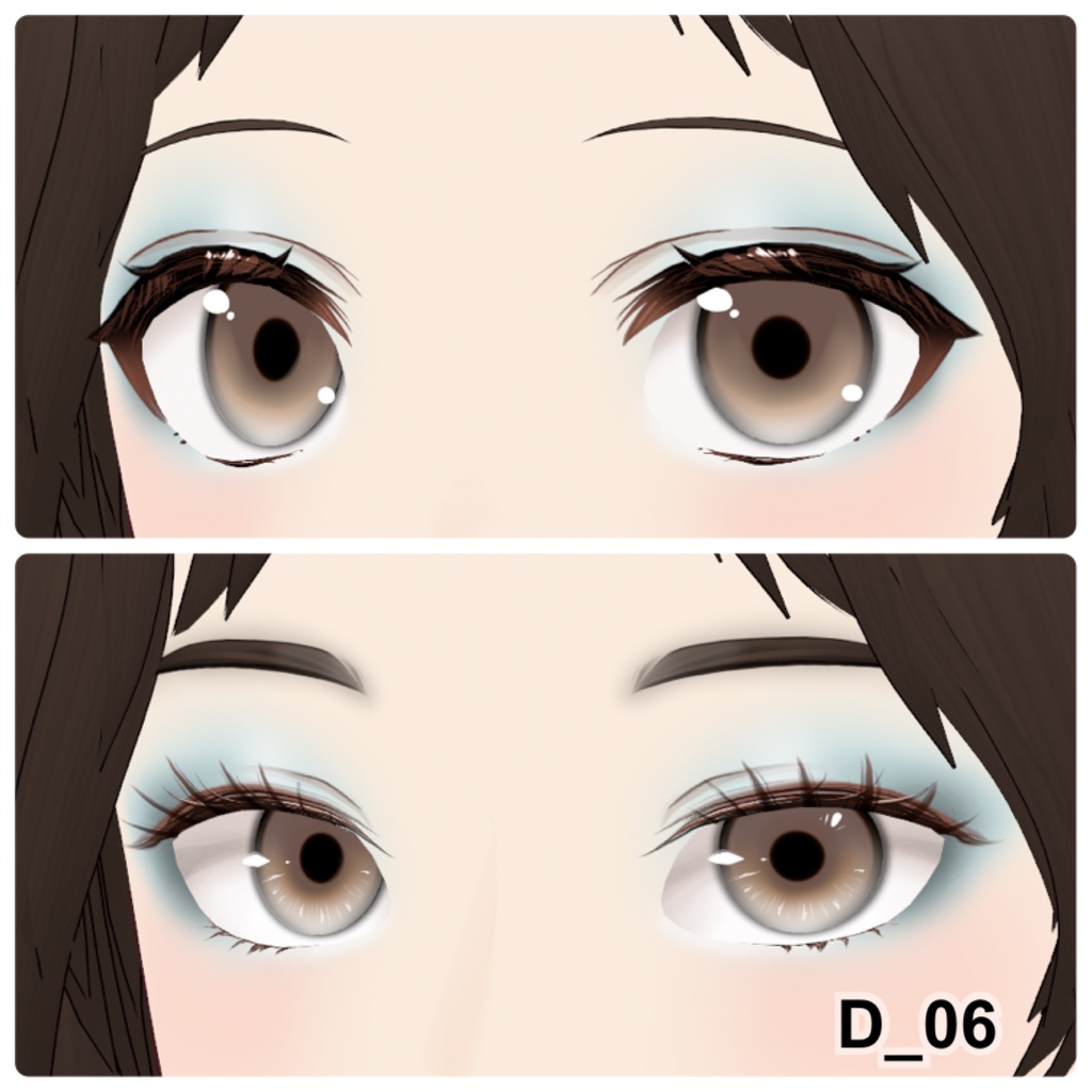 【VRoid】Eyeshadow Daily 10アイシャドウ+3チーク