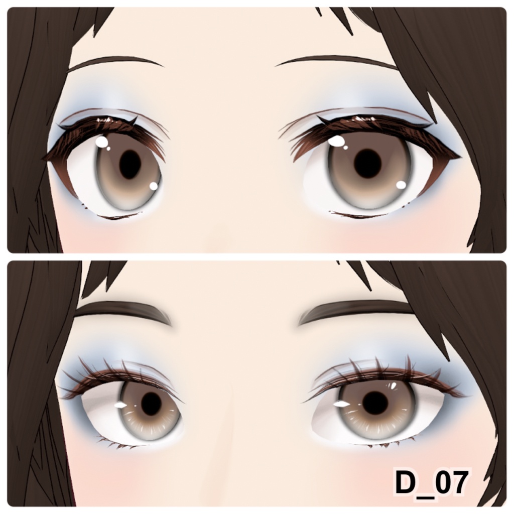【VRoid】Eyeshadow Daily 10アイシャドウ+3チーク