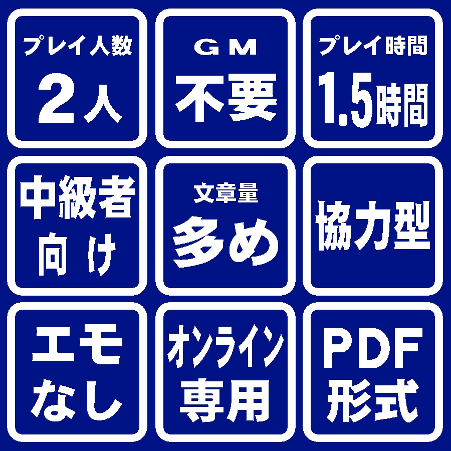 マダミス「あの蝉のこえはもうとどかない」(PL2/GMレス)