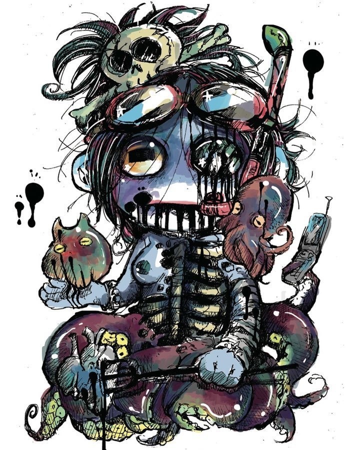 骨骨タコ子ちゃん。