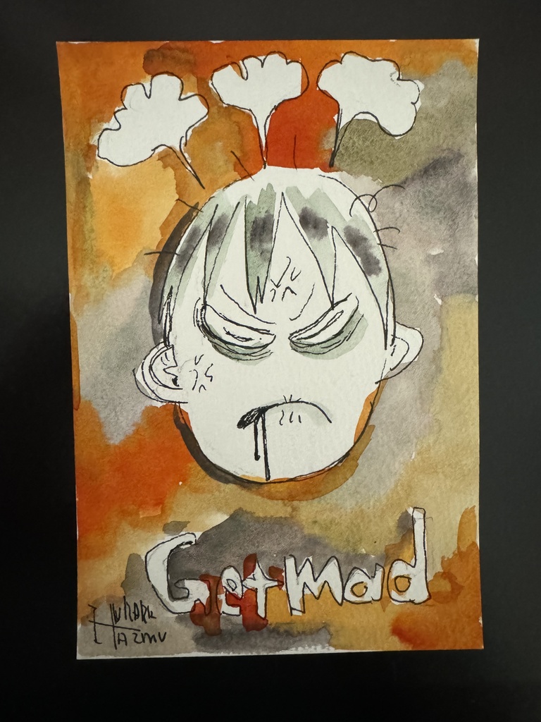 頭にくる　かっかしてる　熱くなる