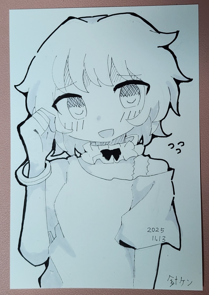 2025 11/13　ハガキ原画