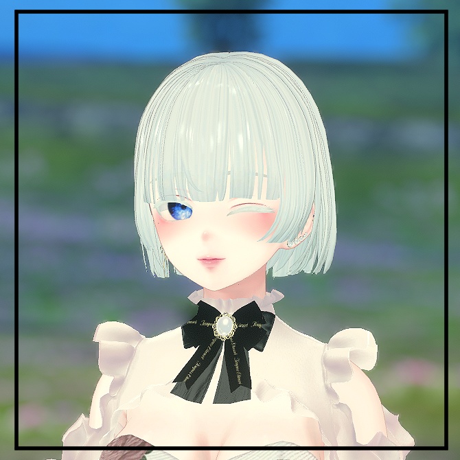 Hime short Hair 【9アバター対応 🖤 Liltoon / VRChat】