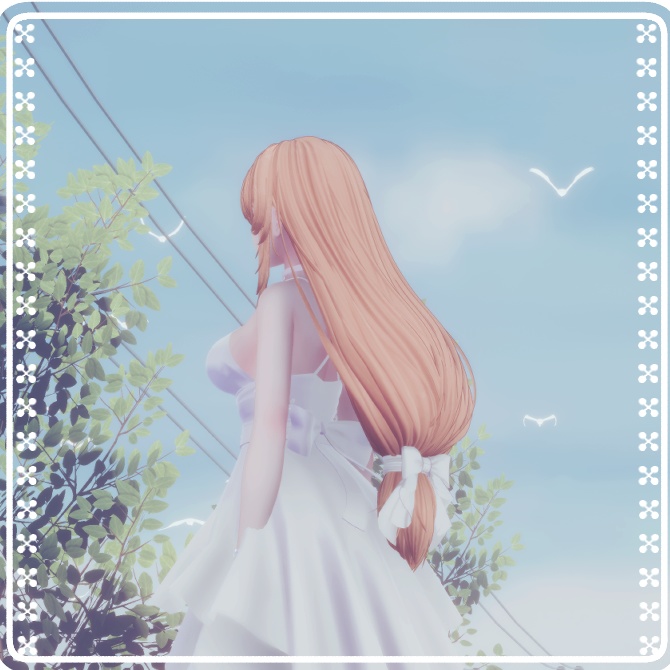 Melling " Long hair " 【8アバター対応 🖤 Liltoon / VRChat】