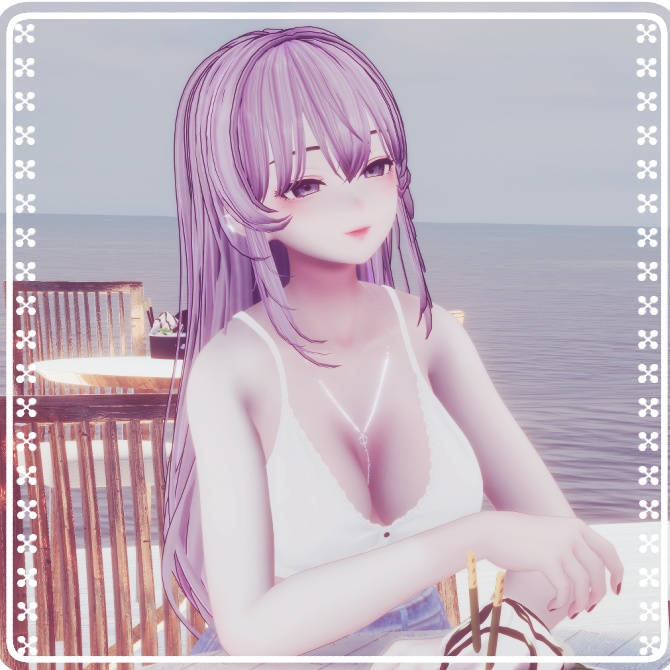Melling " Long hair " 【8アバター対応 🖤 Liltoon / VRChat】