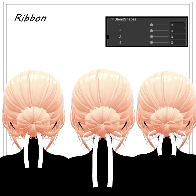 Melling " Lovely hair " 【5アバター対応 🖤 Liltoon / VRChat】