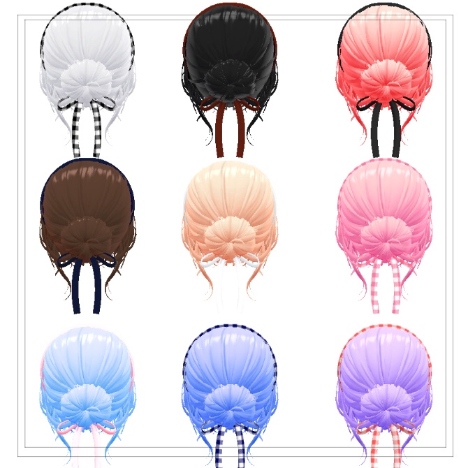 Melling " Lovely hair " 【5アバター対応 🖤 Liltoon / VRChat】