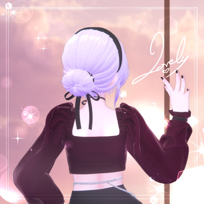 Melling " Lovely hair " 【5アバター対応 🖤 Liltoon / VRChat】