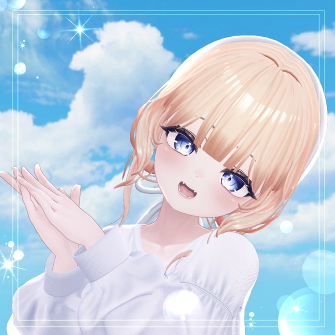 Melling " Lovely hair " 【5アバター対応 🖤 Liltoon / VRChat】