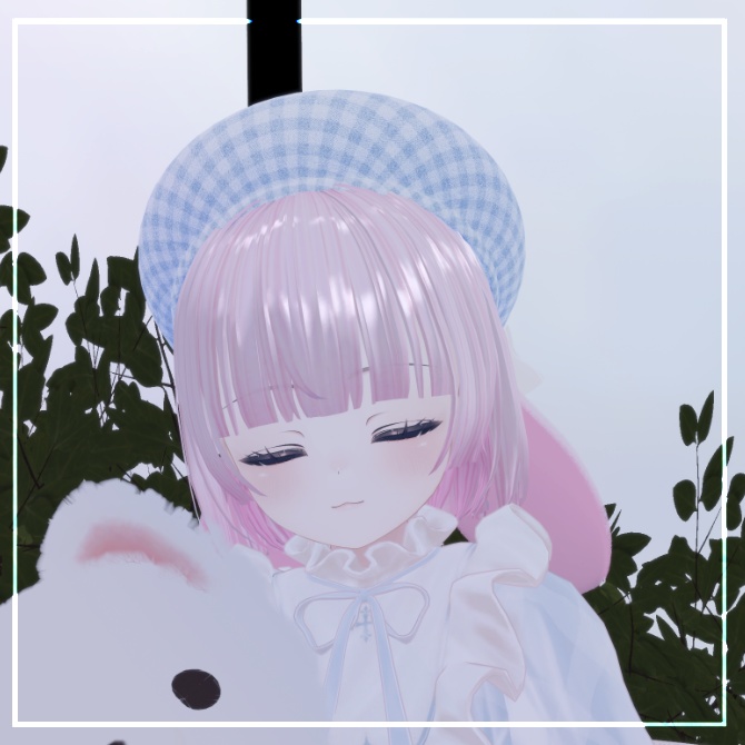 Melling Shop " Bunny Beret " 【 Liltoon / VRChat】 無料 ♥