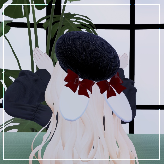 Melling Shop " Bunny Beret " 【 Liltoon / VRChat】 無料 ♥