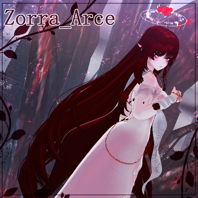 Melling " Fantasy Hair+Halo set " 【5アバター対応 🖤 Liltoon / VRChat】