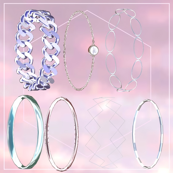 "Mell Ring set " 【Liltoon 🖤VRChat】無料 🖤