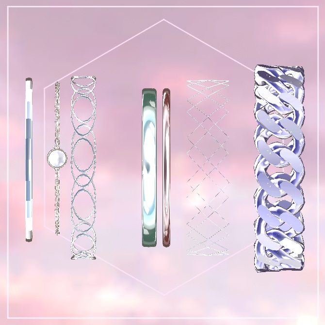 "Mell Ring set " 【Liltoon 🖤VRChat】無料 🖤