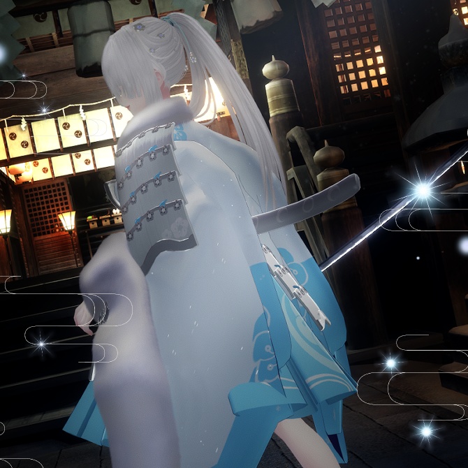 🖤 Melling " 冬梅姫様 (Hime set)" 【7アバター対応 🖤 Liltoon / VRChat】