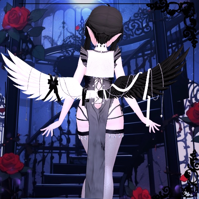 🖤 Melling " Hope Wings " 【Liltoon 🖤 VRChat】 Animation 有