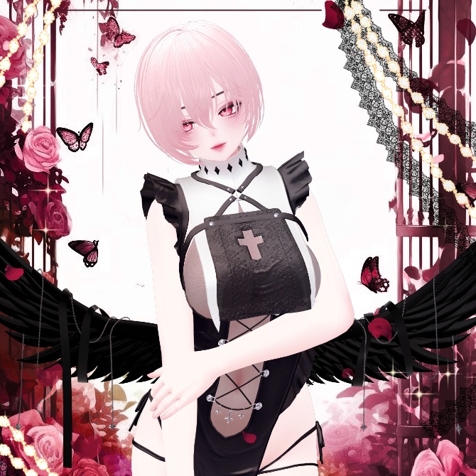 🖤 Melling " Tomboy Hair " 【5アバター対応 🖤 Liltoon / VRChat】🖤