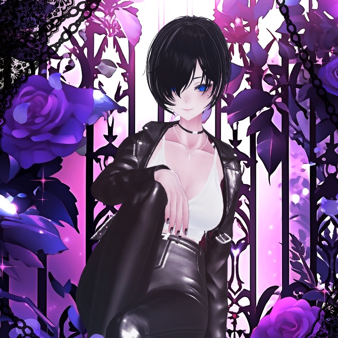 🖤 Melling " Tomboy Hair " 【5アバター対応 🖤 Liltoon / VRChat】🖤