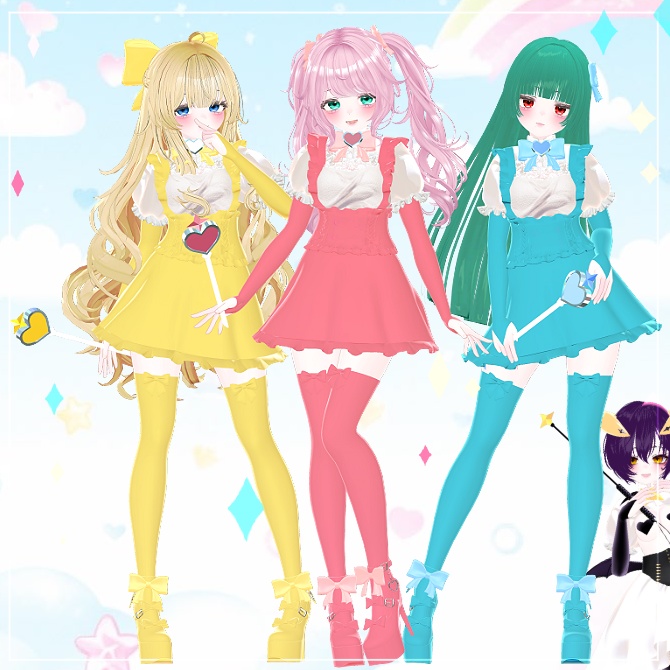 🖤 Melling " 마법소녀가 되어 악의 무리를 해치워죠!魔法少女になって悪の群れをやっつけてください!🖤 🖤【無料】