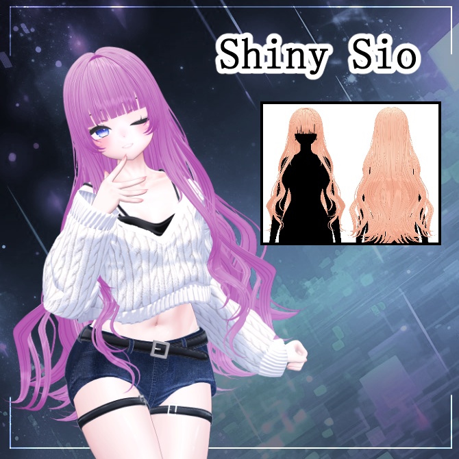 🖤 Melling " Sio Hair Collection" Sale ~4月28日【Sio対応 🖤 Liltoon / VRChat】