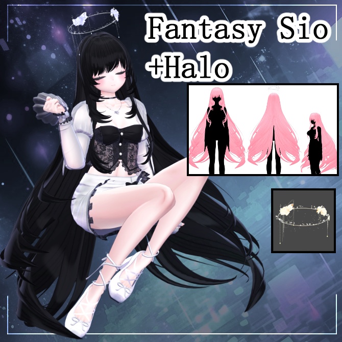 🖤 Melling " Sio Hair Collection" Sale ~4月28日【Sio対応 🖤 Liltoon / VRChat】