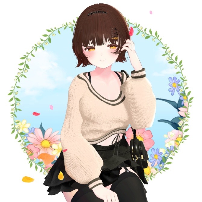 🖤 Melling " Jjkkumiダコ Hair " 【6アバター対応 🖤 Liltoon / VRChat】🖤