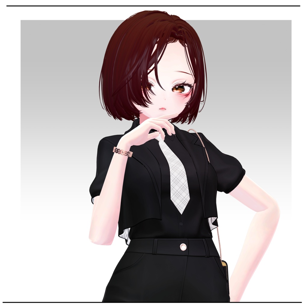 🖤 Melling " Vei Cut" 【9アバター対応 🖤 Liltoon / VRChat】🖤