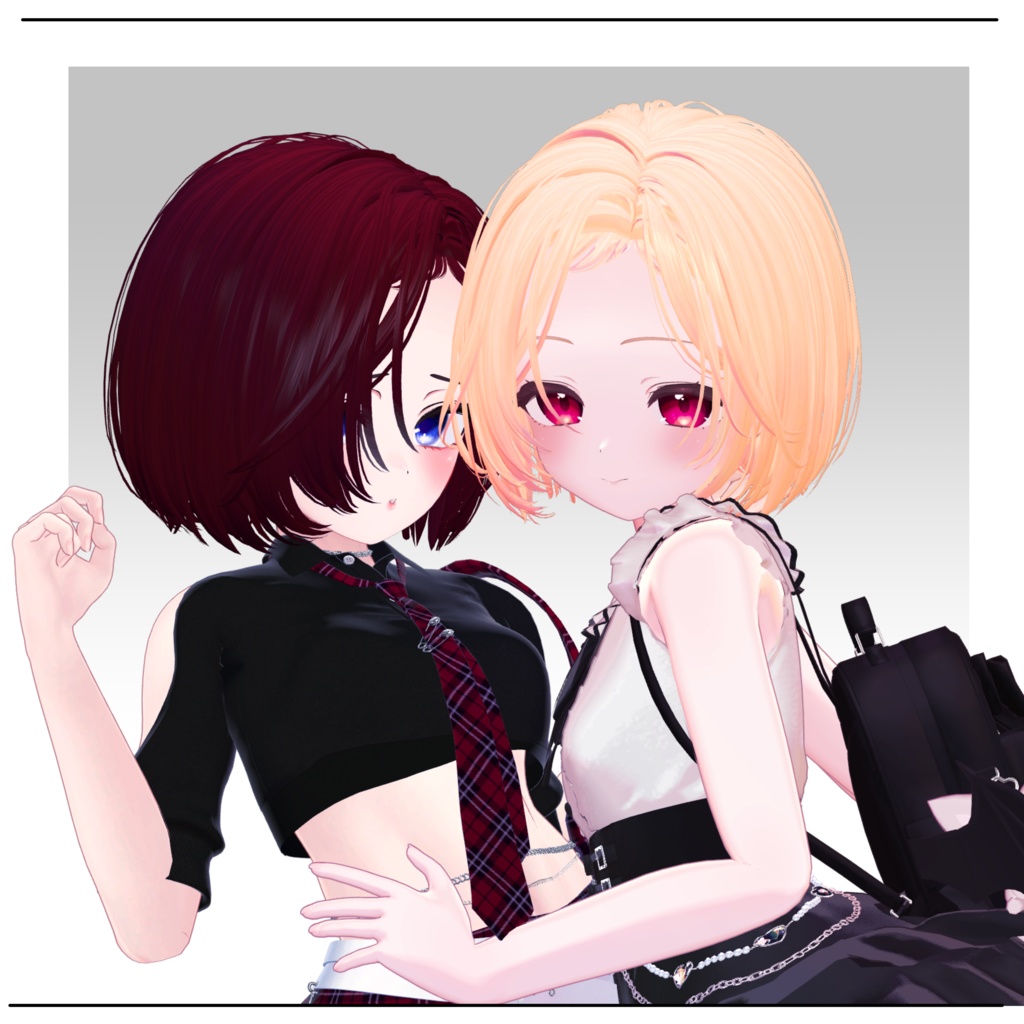 🖤 Melling " Vei Cut" 【9アバター対応 🖤 Liltoon / VRChat】🖤