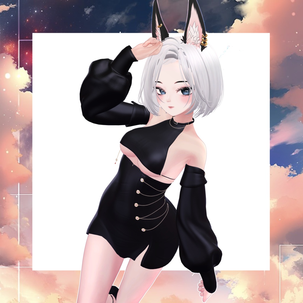 🖤Melling " Moed" 【10アバター対応 🖤 Liltoon / VRChat】🖤