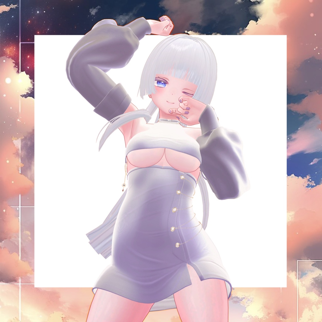 🖤Melling " Moed" 【10アバター対応 🖤 Liltoon / VRChat】🖤