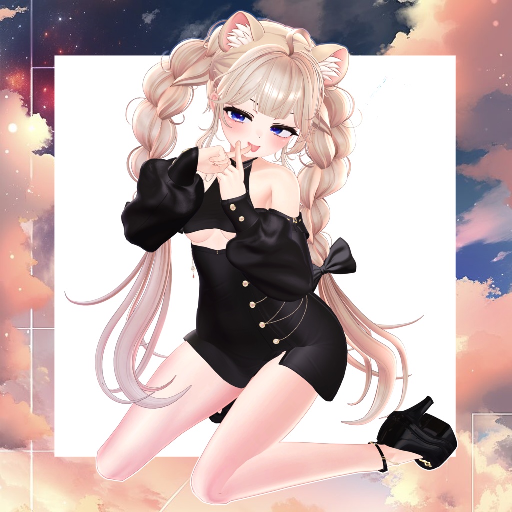 🖤Melling " Moed" 【10アバター対応 🖤 Liltoon / VRChat】🖤