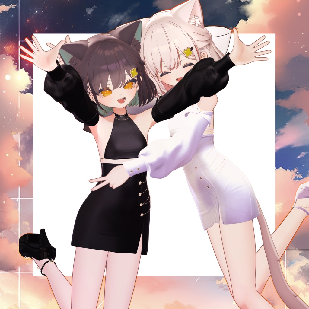 🖤Melling " Moed" 【10アバター対応 🖤 Liltoon / VRChat】🖤