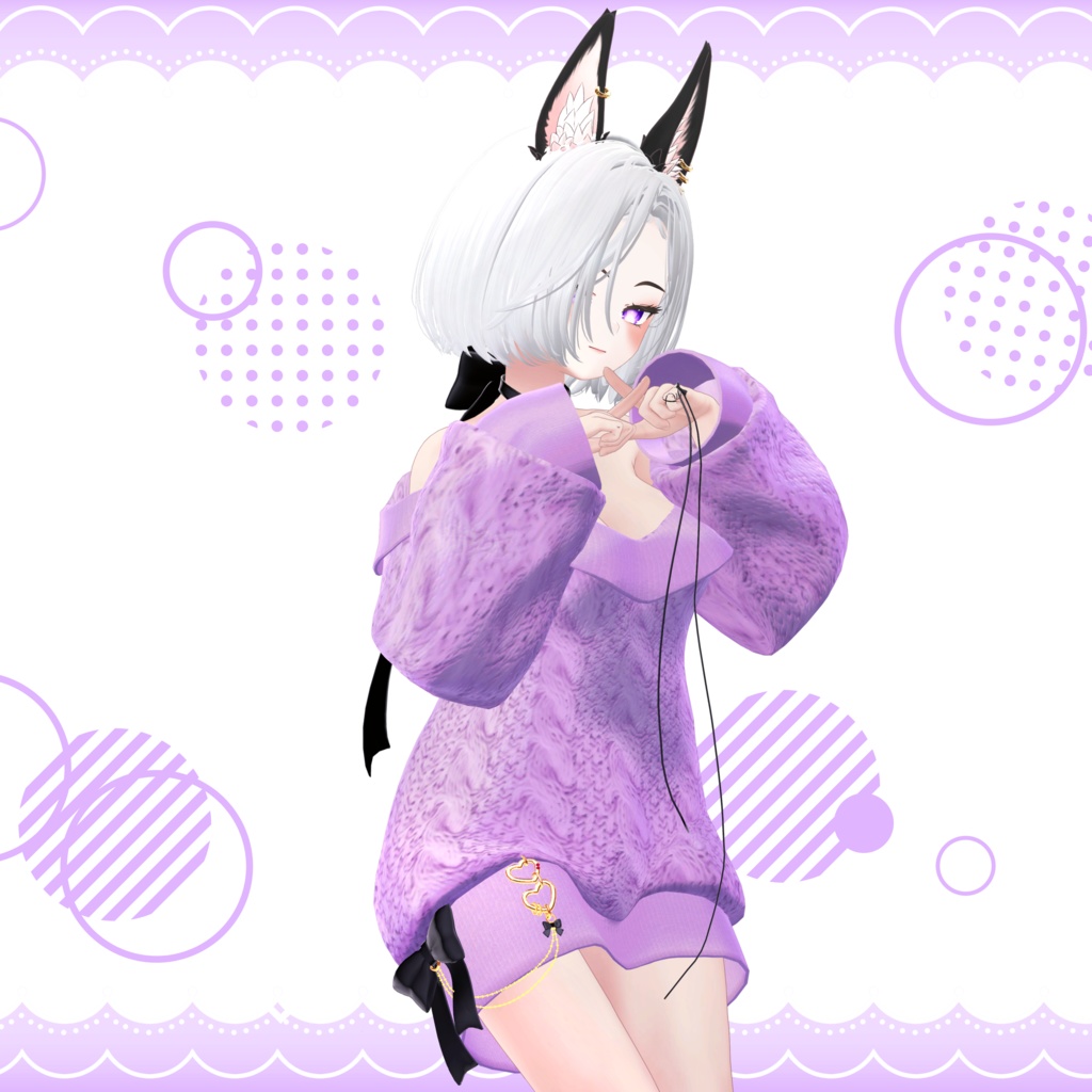 🖤Melling " Fuwa pure" 【8アバター対応 🖤 Liltoon / VRChat】🖤